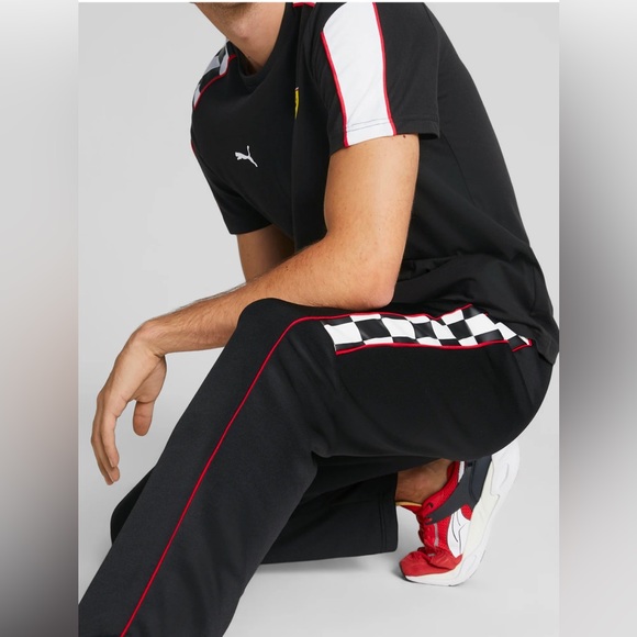 NWT Puma Scuderia Ferrari race Mt7 track pants - Picture 4 of 7